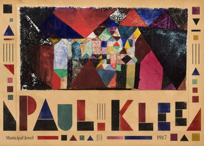Paul Klee Municipal Jewel No5 - Poster