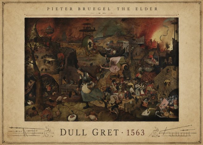 Pieter Bruegel Dull Gret III No4 - Poster