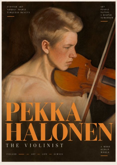 Pekka Halonen The Violinist No6 - Poster