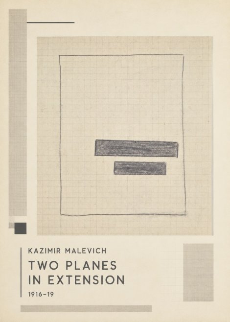 Kazimir Malevich Two Planes in Extension No1 - Poster