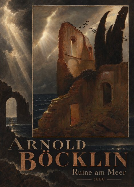 Arnold Böcklin Ruine Am Meer II No6 - Poster