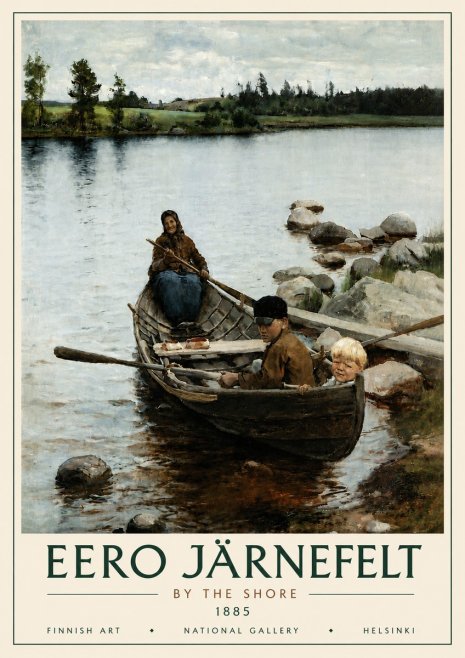 Eero Järnefelt By the Shore No6 - Poster