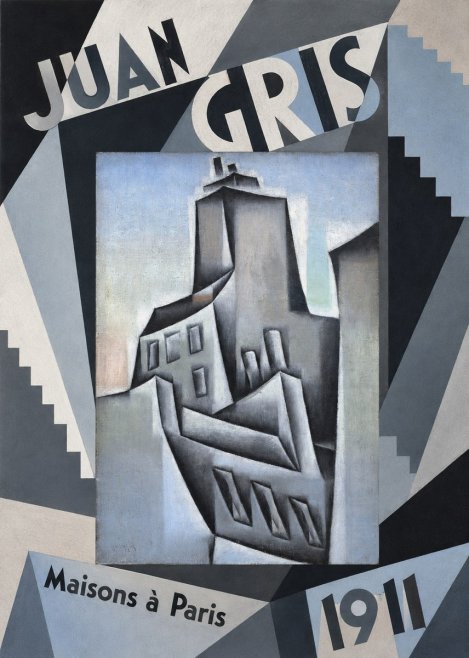 Juan Gris Maisons À Paris No5 - Poster