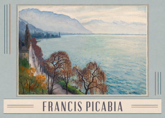 Francis Picabia Lac Léman No1 - Poster