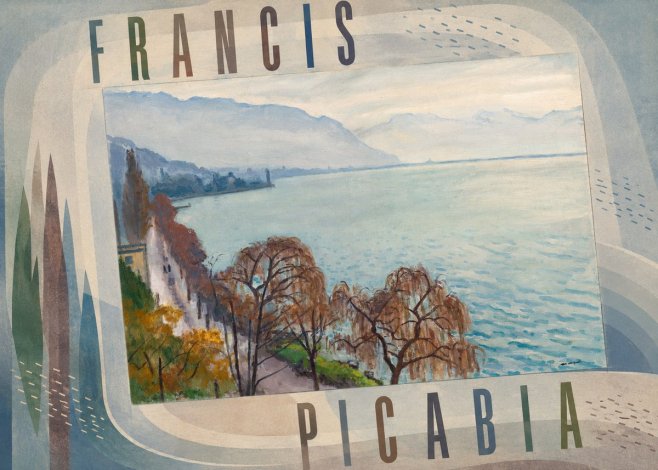 Francis Picabia Lac Léman No6 - Poster