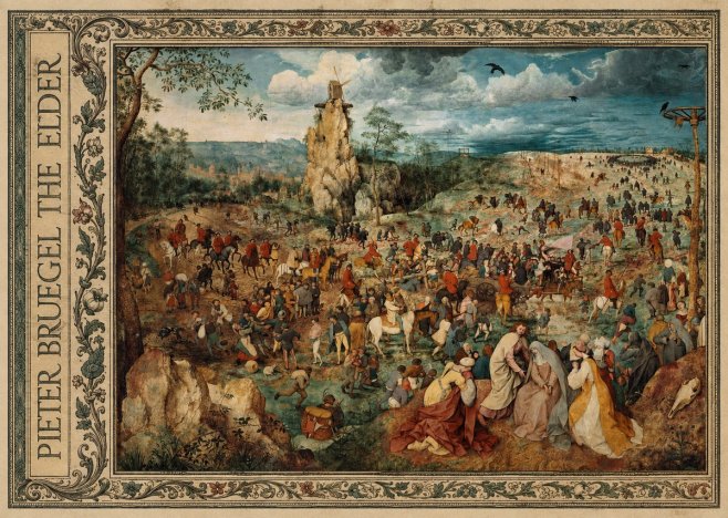 Pieter Bruegel The Procession to Calvary No2 - Poster