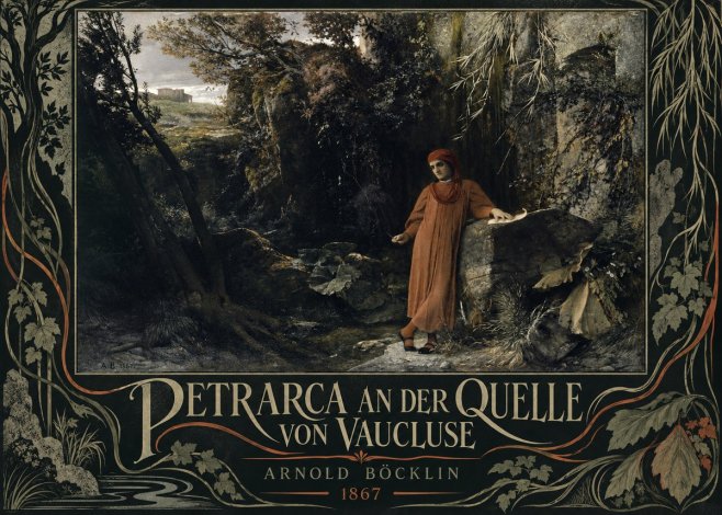 Arnold Böcklin Petrarca an Der Quelle Von Vaucluse No5 - Poster