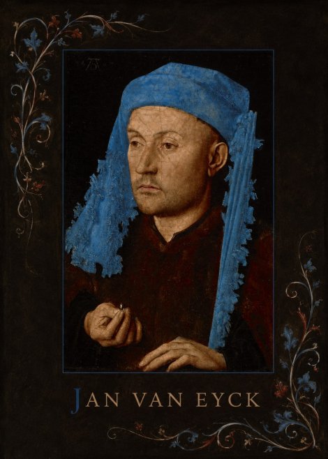Jan van Eyck Portrait of a Man (Léal Souvenir) No3 - Poster