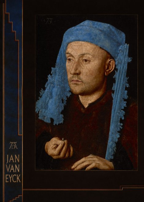 Jan van Eyck Portrait of a Man (Léal Souvenir) No6 - Poster