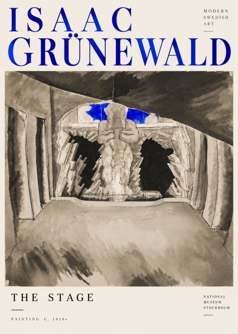 Isaac Grünewald The Stage No6 - Poster