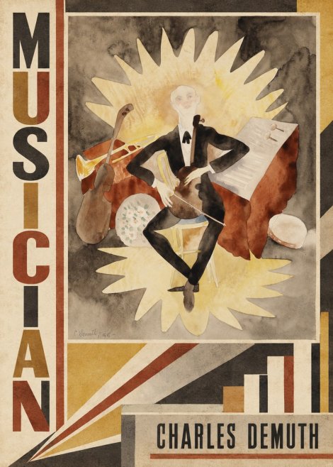 Charles Demuth Musician No3 - Poster