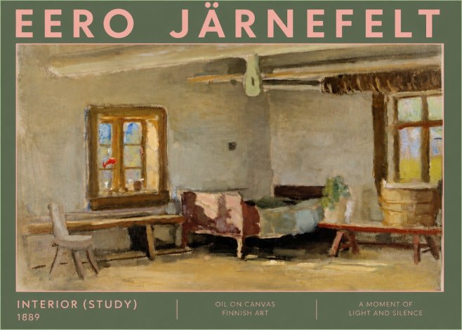 Eero Järnefelt Interior (Study) No4 - Poster