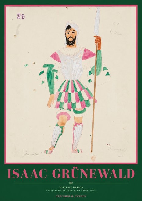 Isaac Grünewald Costume Design No. 29 No1 - Poster
