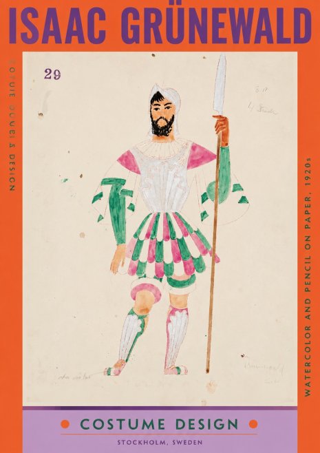 Isaac Grünewald Costume Design No. 29 No2 - Poster