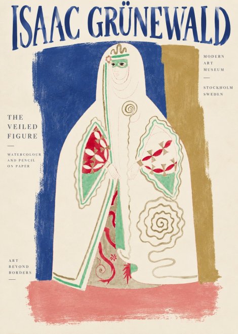 Isaac Grünewald The Veiled Figure No4 - Poster