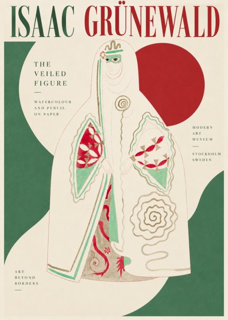 Isaac Grünewald The Veiled Figure No5 - Poster