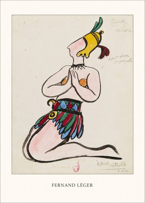Fernand Léger Dans Rituels No4 - Poster