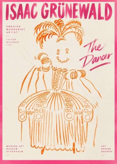 Isaac Grünewald The Dancer II No2 - Poster