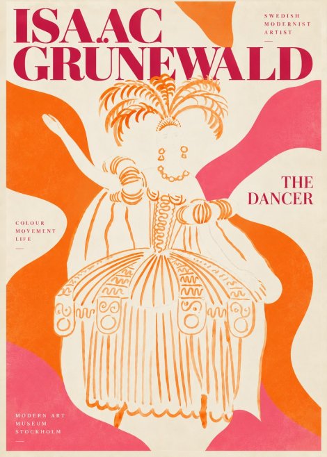 Isaac Grünewald The Dancer II No3 - Poster