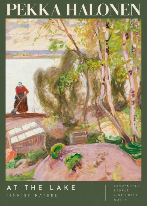 Pekka Halonen At the Lake No2 - Poster