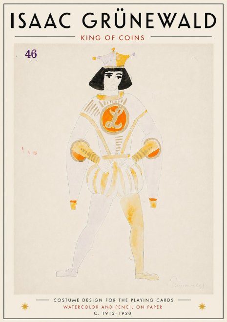Isaac Grünewald King of Coins No6 - Poster