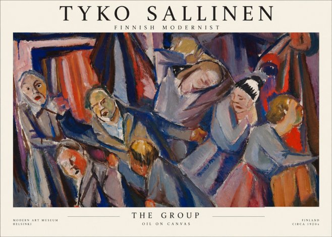 Tyko Sallinen The Group No1 - Poster