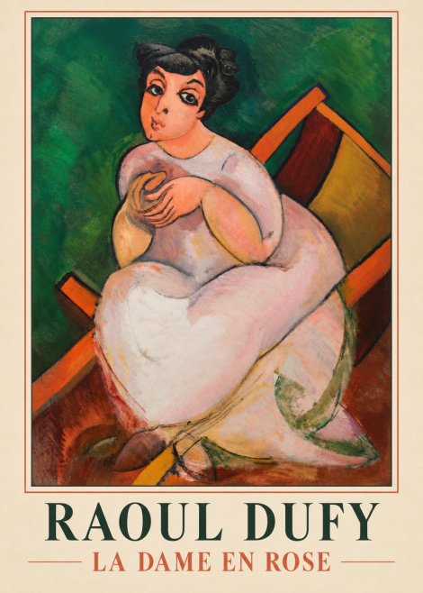 Raoul Dufy La Dame En Rose No3 - Poster