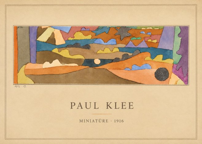 Paul Klee Miniatüre · 1916 No4 - Poster