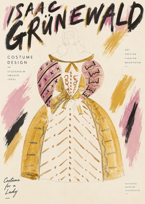 Isaac Grünewald Costume Design XII No3 - Poster