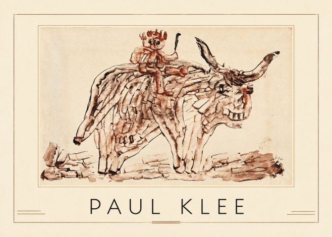 Paul Klee Bear Rider No1 - Poster