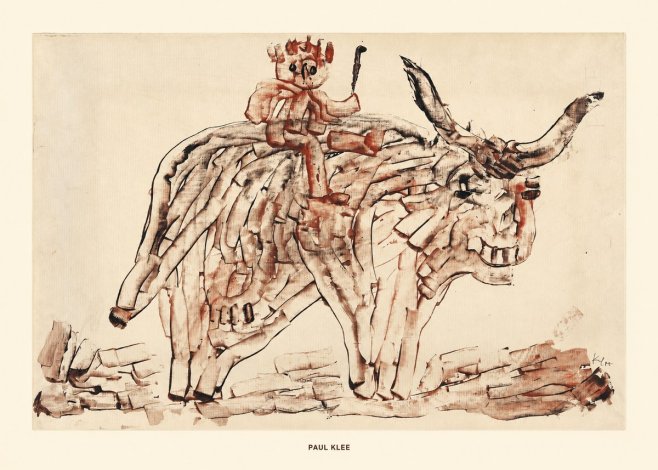 Paul Klee Bear Rider No6 - Poster