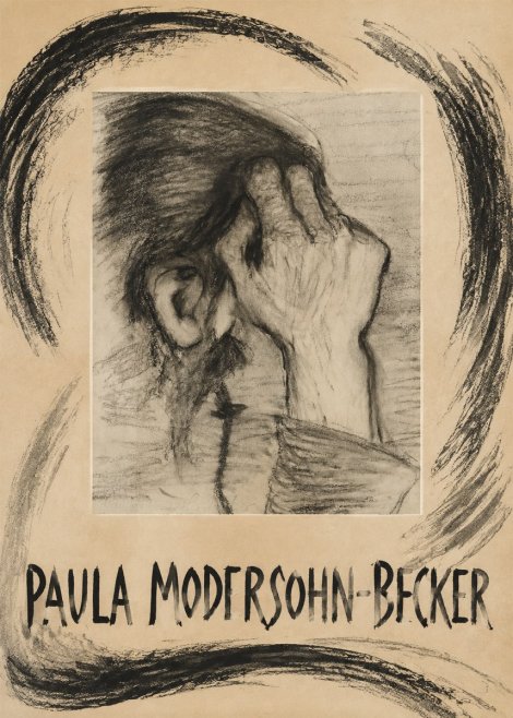 Paula Modersohn-Becker Head of a Girl with Rosary No6 - Poster