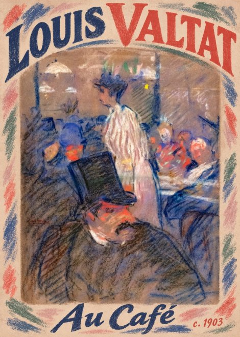 Louis Valtat Au Café No3 - Poster