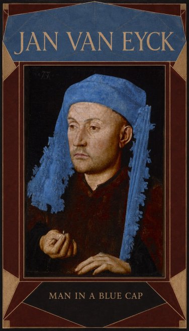 Jan van Eyck Man in a Blue Cap I No6 - Poster