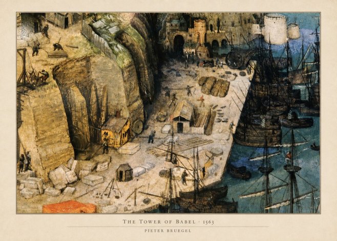Pieter Bruegel The Tower of Babel XVIII No5 - Poster
