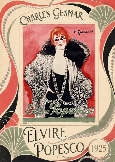 Charles Gesmar Elvire Popesco II No3 - Poster