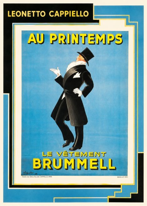 Leonetto Cappiello Au Printemps Le Vêtement Brummell No2 - Poster