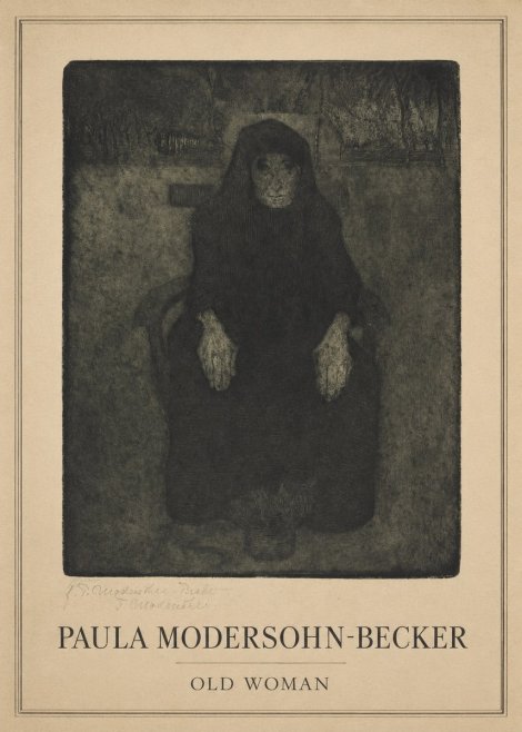 Paula Modersohn-Becker Old Woman No1 - Poster