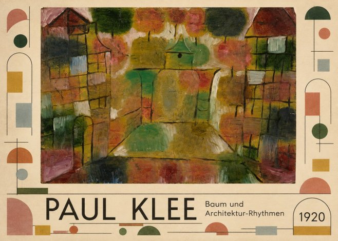 Paul Klee Baum Und Architektur-rhythmen No5 - Poster