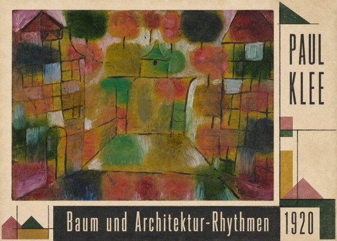 Paul Klee Baum Und Architektur-rhythmen No6 - Poster