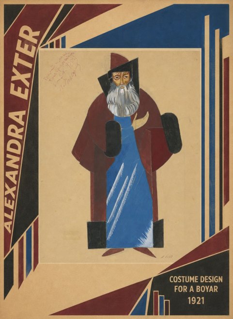 Alexandra Exter Costume Design for a Boyar No4 - Poster