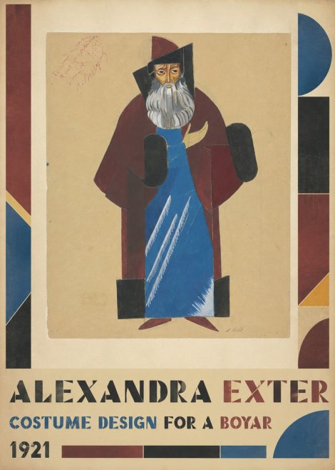 Alexandra Exter Costume Design for a Boyar No5 - Poster
