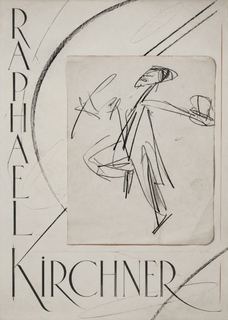 Raphael Kirchner Dynamic Dancer Sketch No5 - Poster