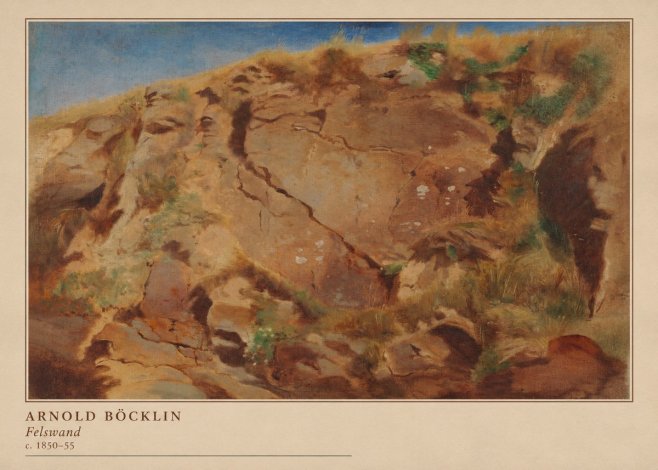 Arnold Böcklin Felswand No4 - Poster