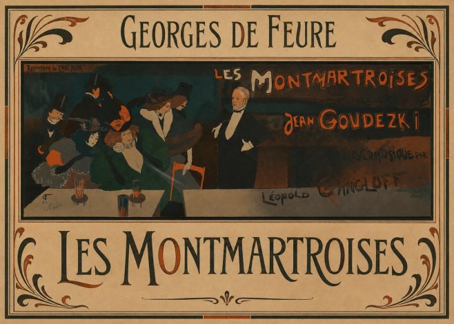 Georges de Feure Les Montmartroises No1 - Poster