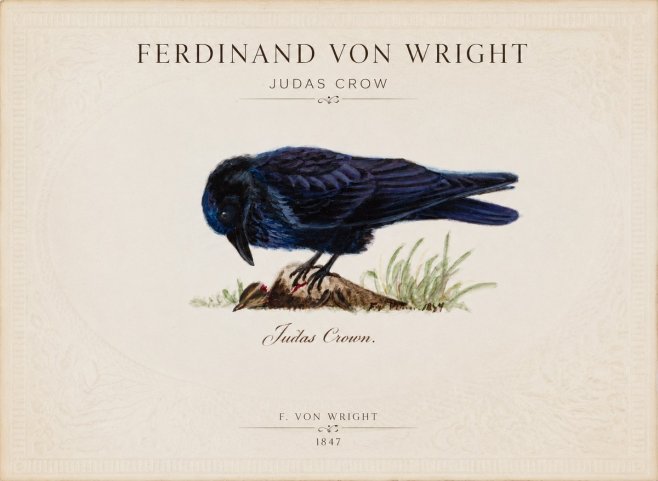 Ferdinand von Wright Judas Crow No1 - Poster