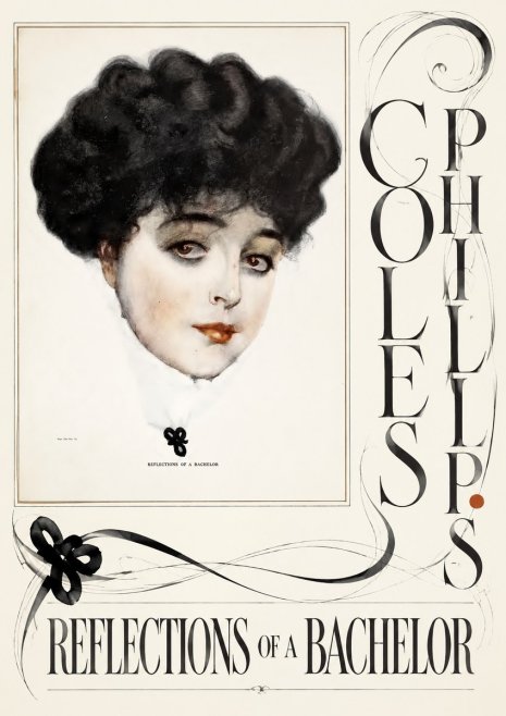 Coles Phillips Reflections of a Bachelor No6 - Poster