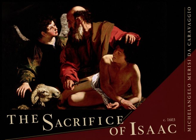 Michelangelo Merisi da Caravaggio The Sacrifice of Isaac III No5 - Poster