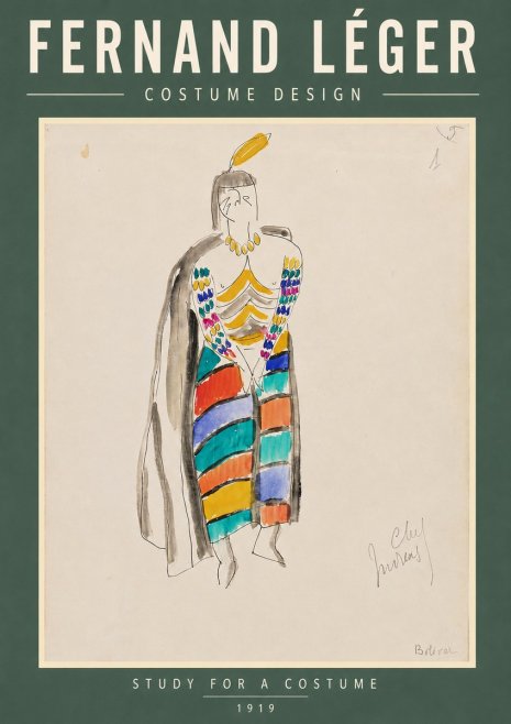 Fernand Léger Chef Moreau No3 - Poster