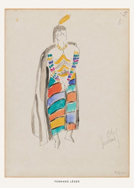 Fernand Léger Chef Moreau No6 - Poster
